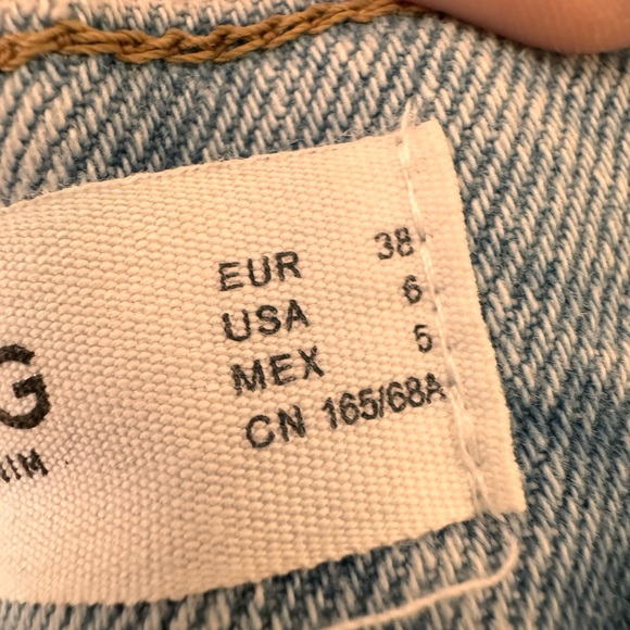 Mango Straight Leg High Waist Denim - Picture 5 of 9